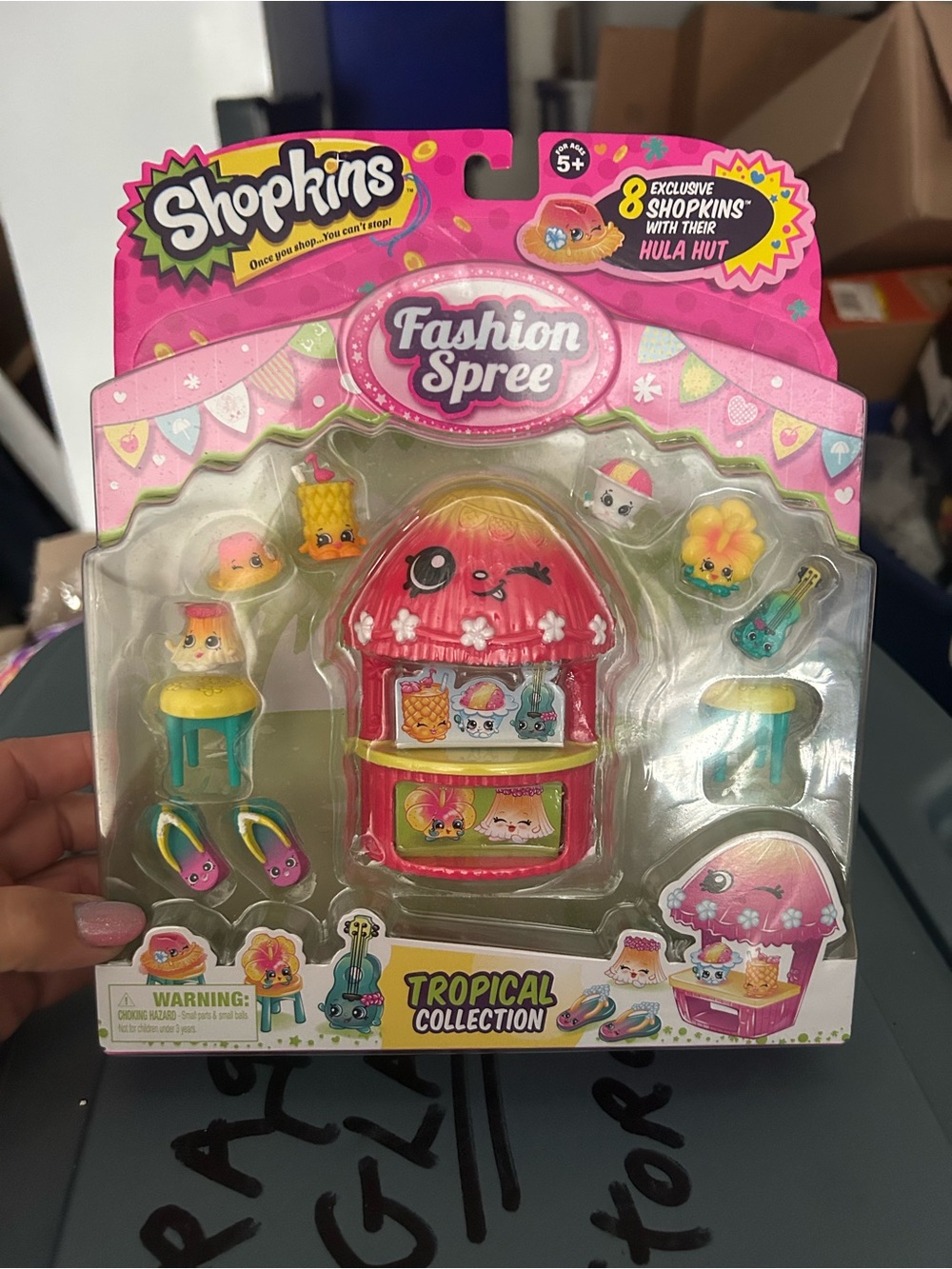 Shopkins Fashion Spree Tropical Collection Playset - Pink